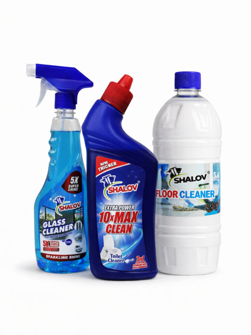 SHALOV Multi-Surface Cleaning Kit (Glass, Toilet, Floor)
